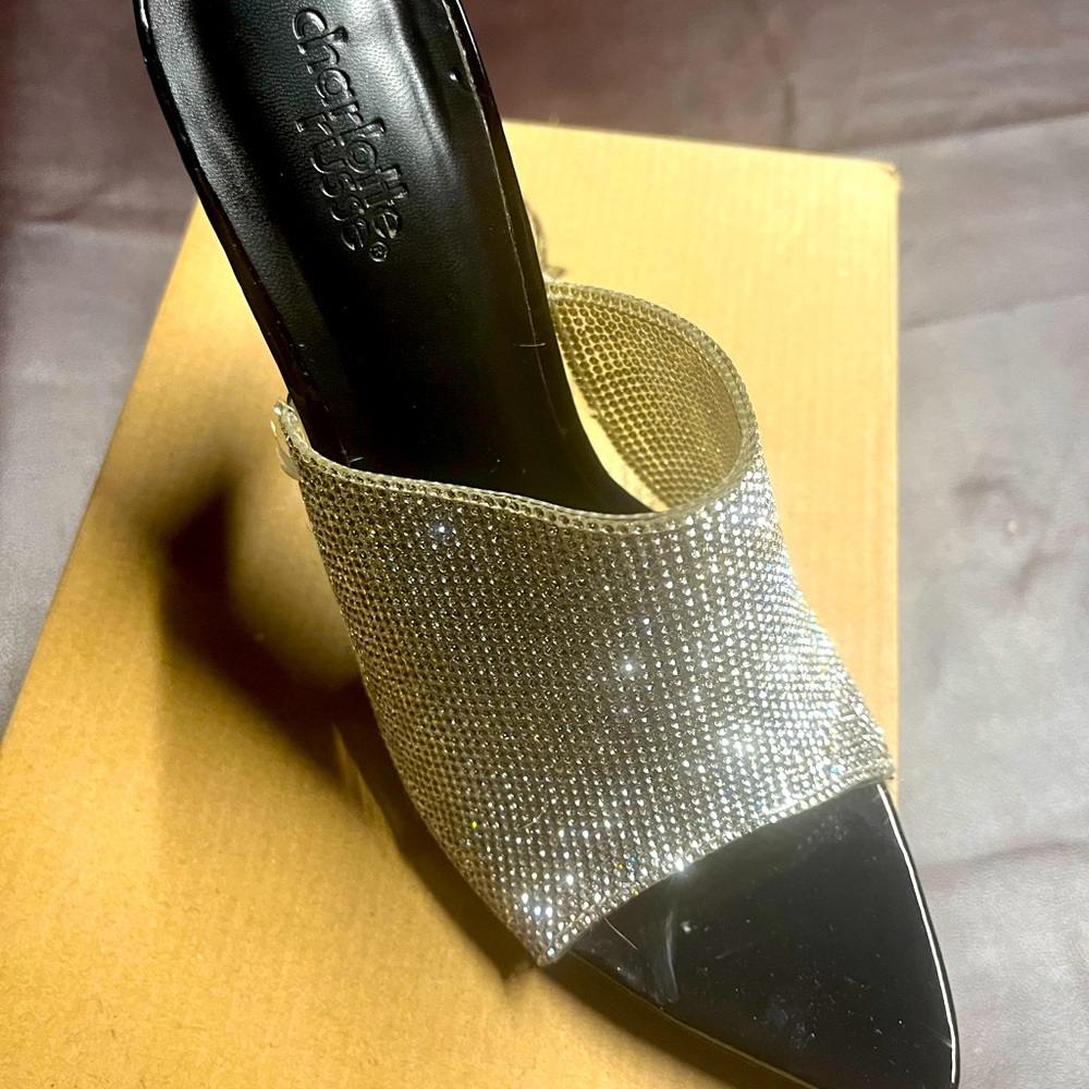 Rhinestone heels